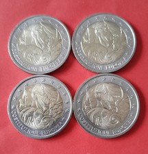 4 monete da 2 euro del 2005