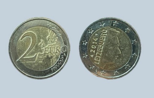 Moneta rara euro emessa - rara, da