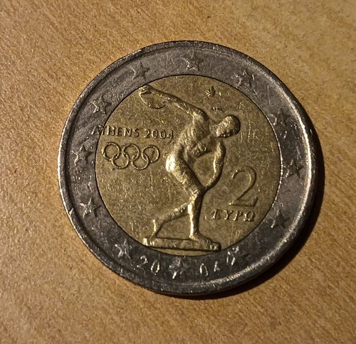 Moneta euro rara - da,