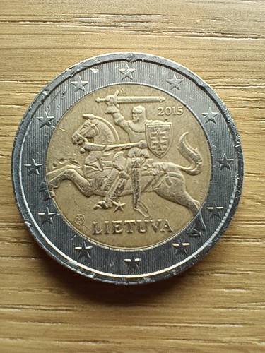 Moneta euro rara - 2, lietuva