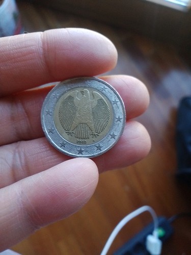 Moneta euro rara - da, 2