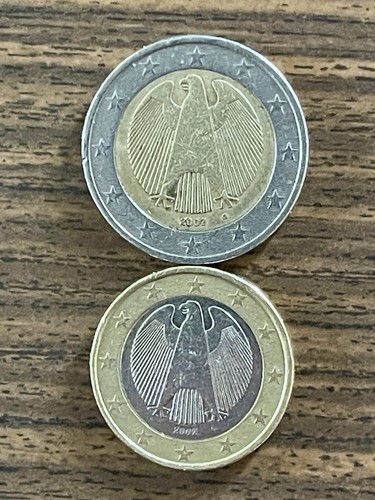 Monete 2 euro - monete, 1