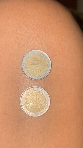 Moneta euro rara - da,