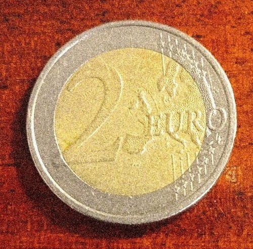 Moneta euro rara - da,
